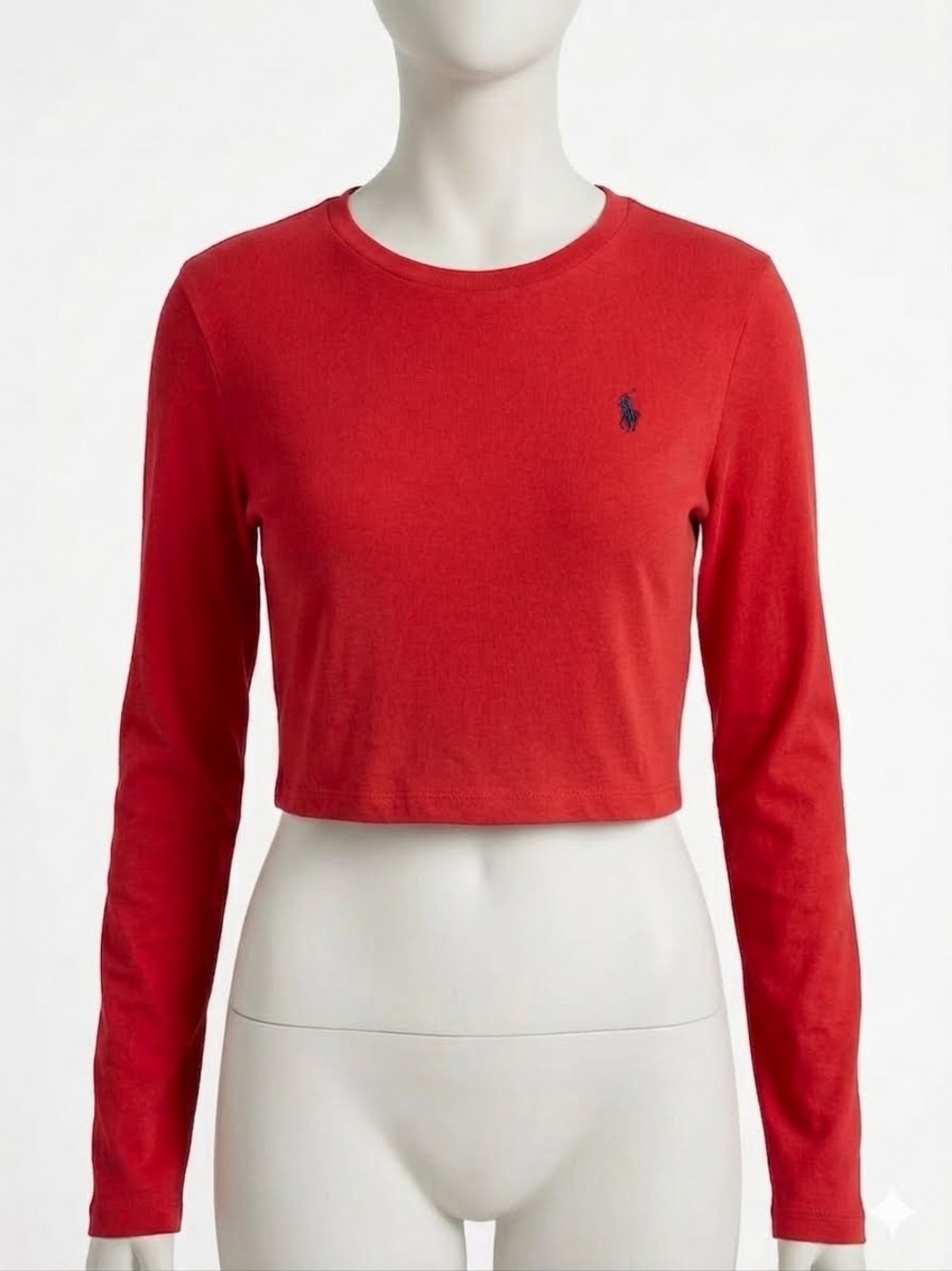 Red Ralph Lauren vintage long sleeve shirt in size M